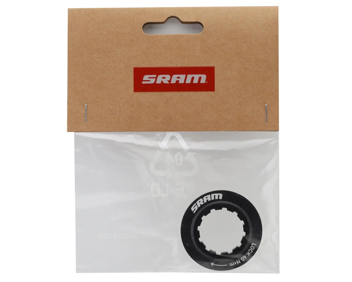 SRAM Centerlock Rotor Lockring (Black) (Internal Spline) - view 2